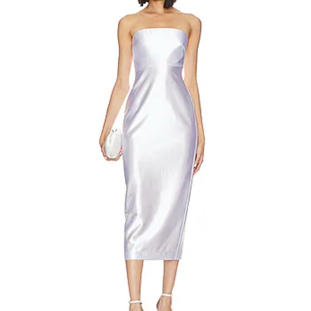 MILLY Revolve Opal White Strapless‎ Dress in White Size P (XS)